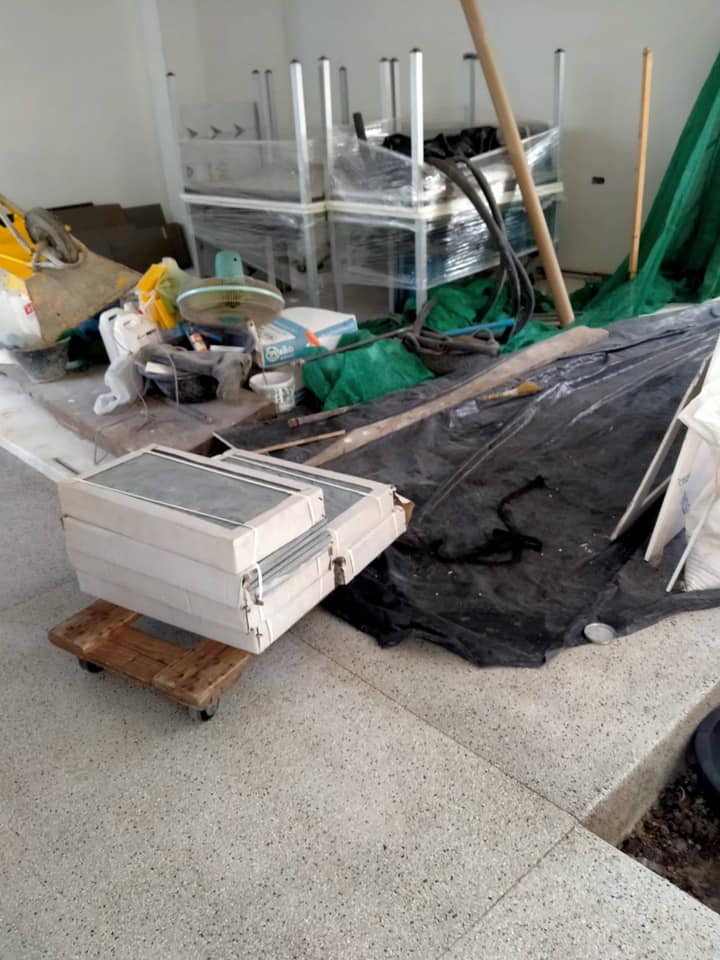 หิน Silver Grey สวยๆ หมู่บ้านออคิดวิลล่า ถ.ประดิษฐ์มนูธรรม รอบสอง 30x60