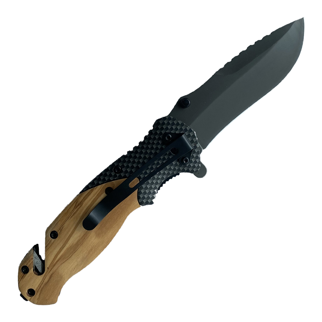 มีดพับ Browning X50 ขนาด 8 นิ้ว (20.5 ซม.) ด้ามประกับไม้