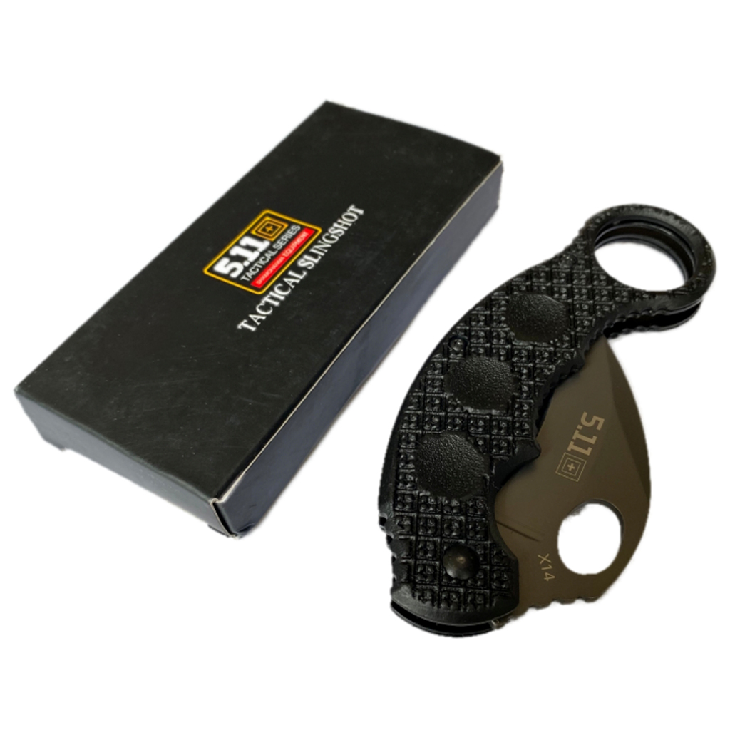 มีดพับ มีดคารัมบิต 5.11 Tactical Karambit Knives X14 ขนาด 6.3 นิ้ว (16 ซม.)