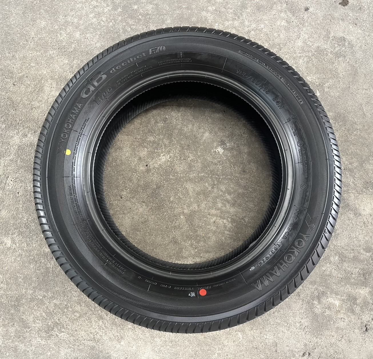 ♨ปี24♨✨ยางใหม่💯✨185-60-15 Yokohama💖ใหม่กริ๊บ💖