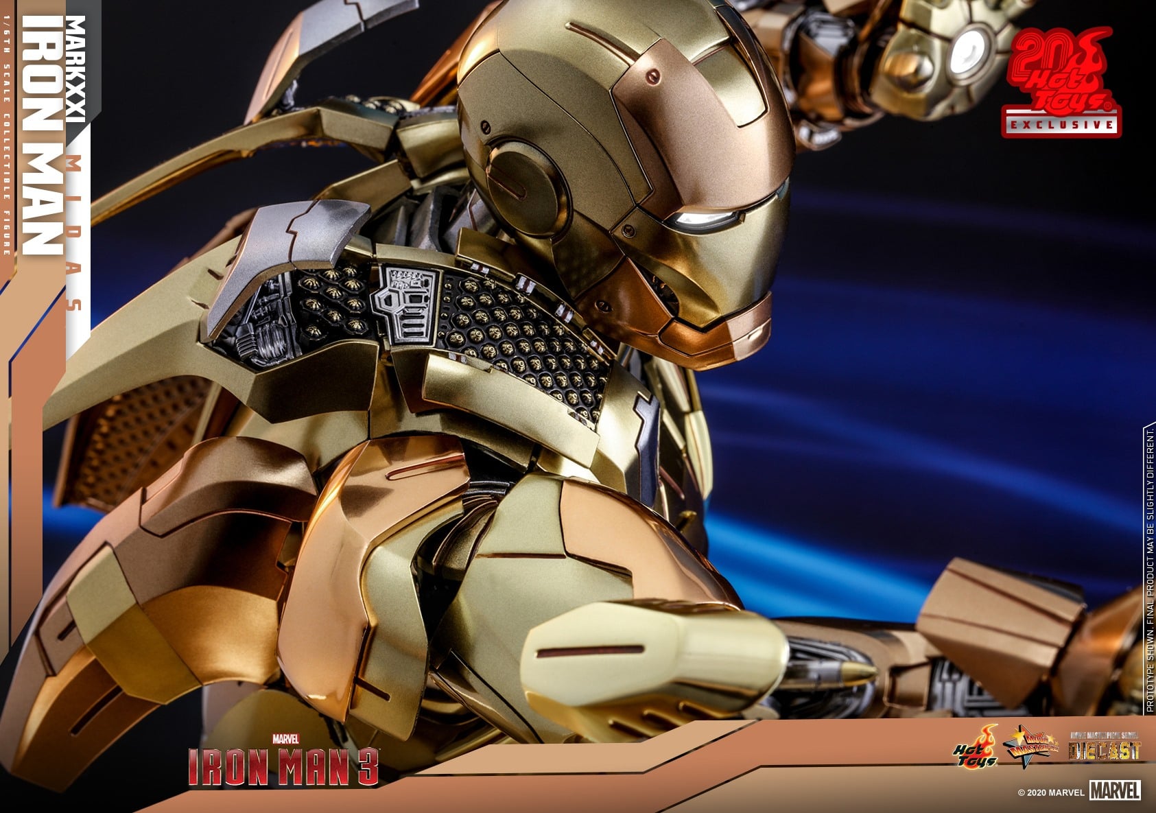 Hot Toys MMS586D36 Iron Man 3 - Iron Man Mark XXI (Midas) [Exclusive]