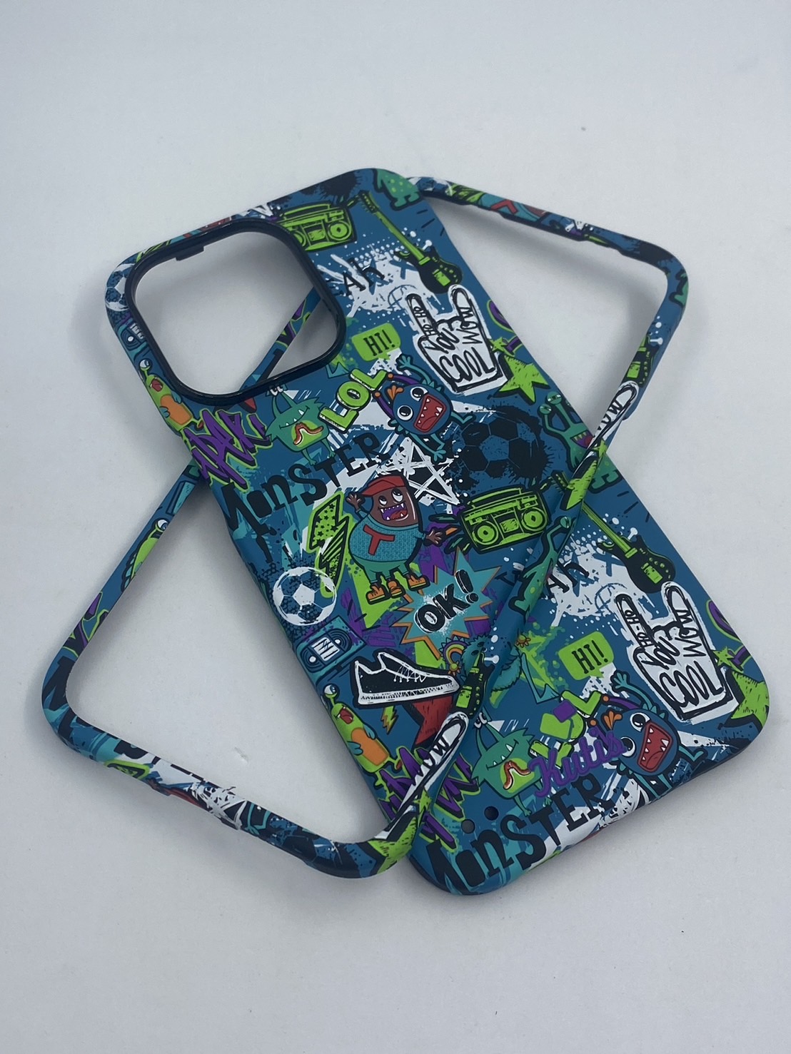 เคสคูทิส(Kutis)เคสไอโฟน15PROMAX(ลายMONSTER)มาใหม่ เคสประกบหน้า-หลัง เคสเรืองแสง เคสลายวินเทจ ร้านSuperhero Klongthom