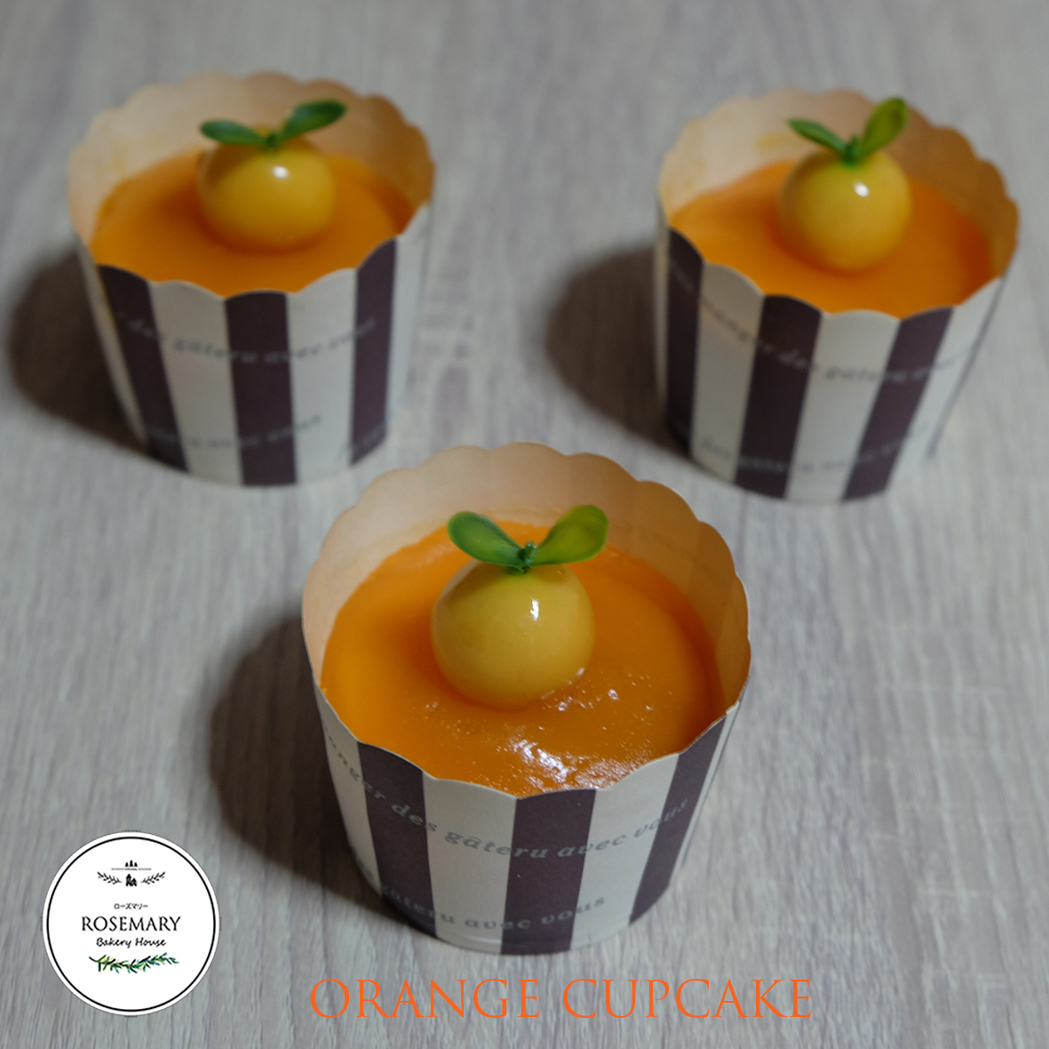 🍊 คัพเค้กส้ม🍊 (แบบใส่ถ้วยคัพเค้ก) Mandarine Orange Cupcake (ราคาต่อชิ้น)