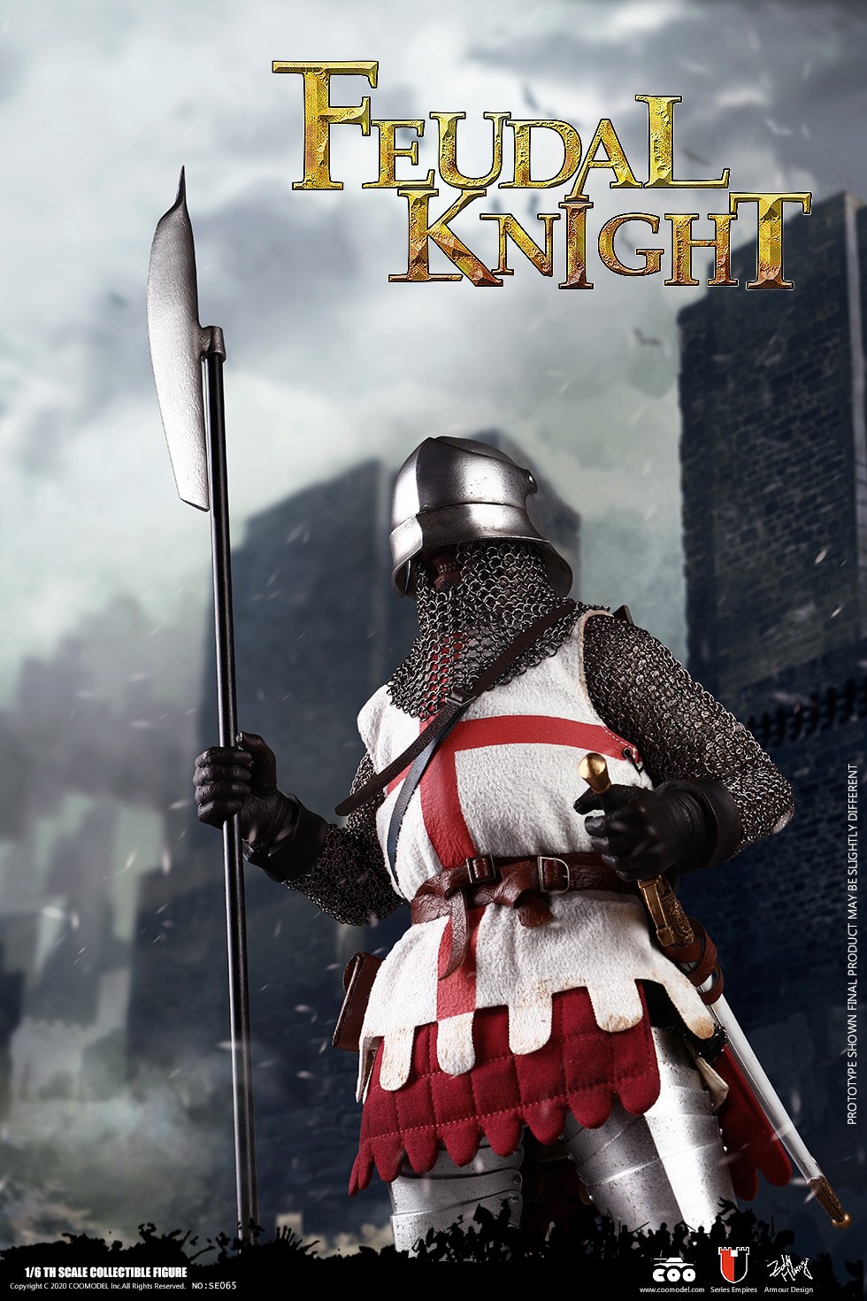 COOMODEL SE065 1/6 SERIES OF EMPIRES (DIE-CAST ALLOY) - FEUDAL KNIGHT