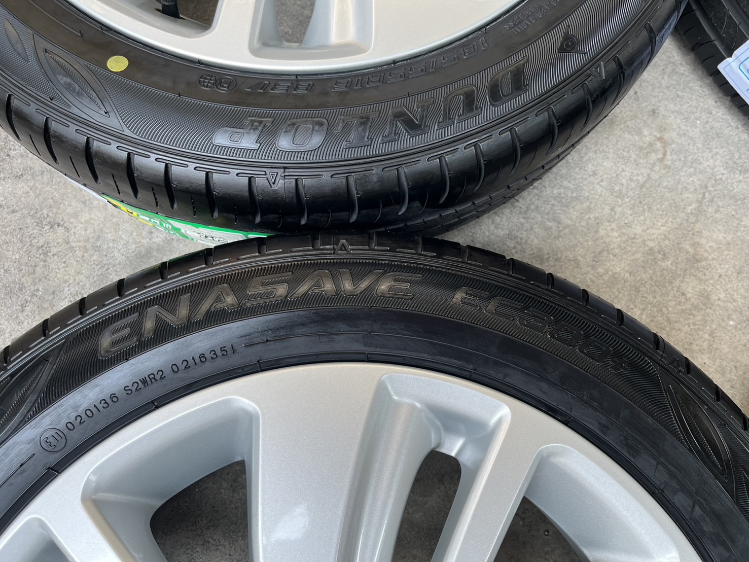 ✨ล้อแม็ก✨Suzuki Swift ขอบ 16 พร้อมยางใหม่💯185-55-16 Dunlop♨️ปี 24♨️