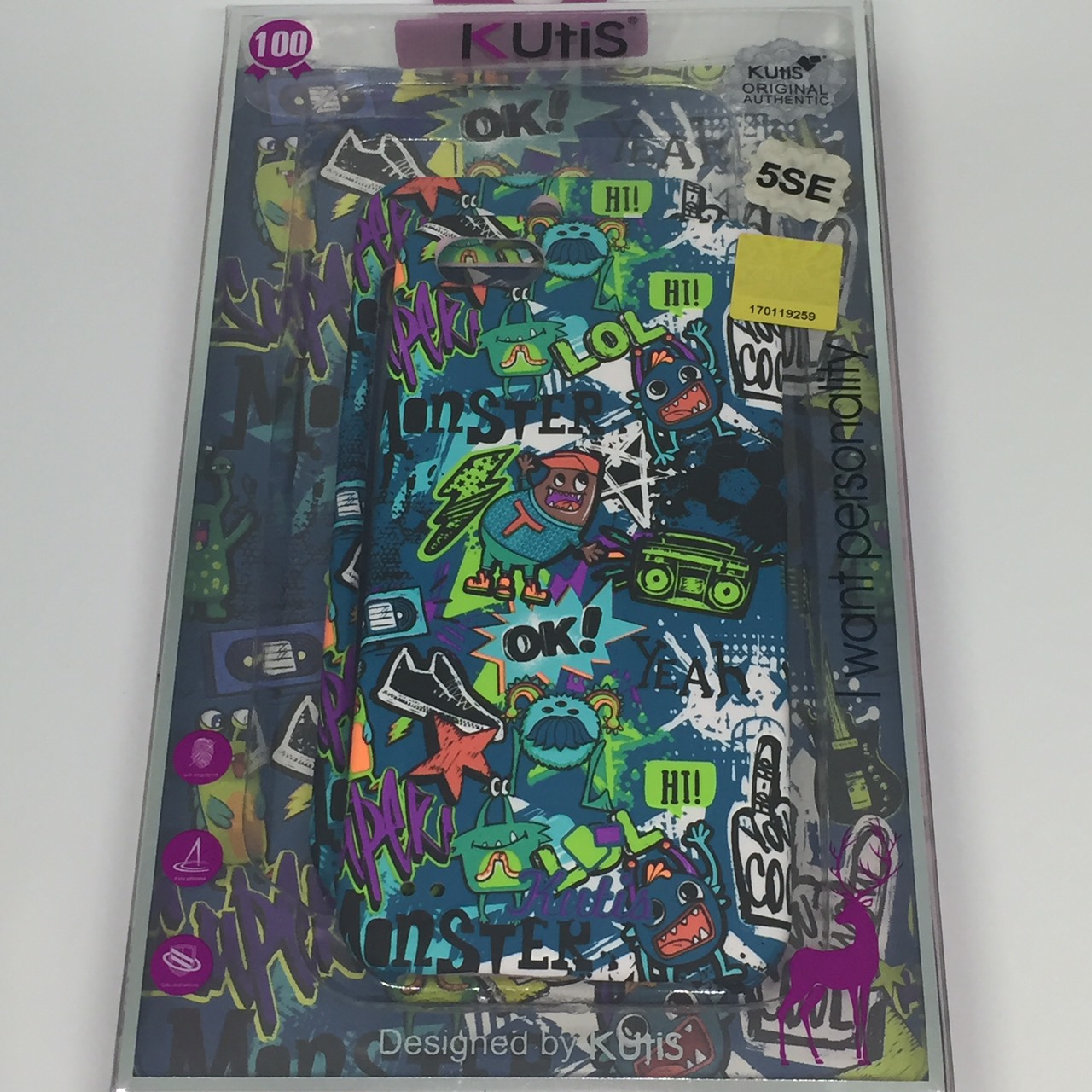 เคสคูทิส (Kutis) ไอโฟน5,5S(ลายMonster)มาใหม่