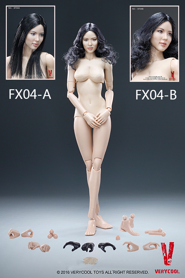 VERYCOOL FX04 Asian Headsculpt + VC 3.0 Female Body Set