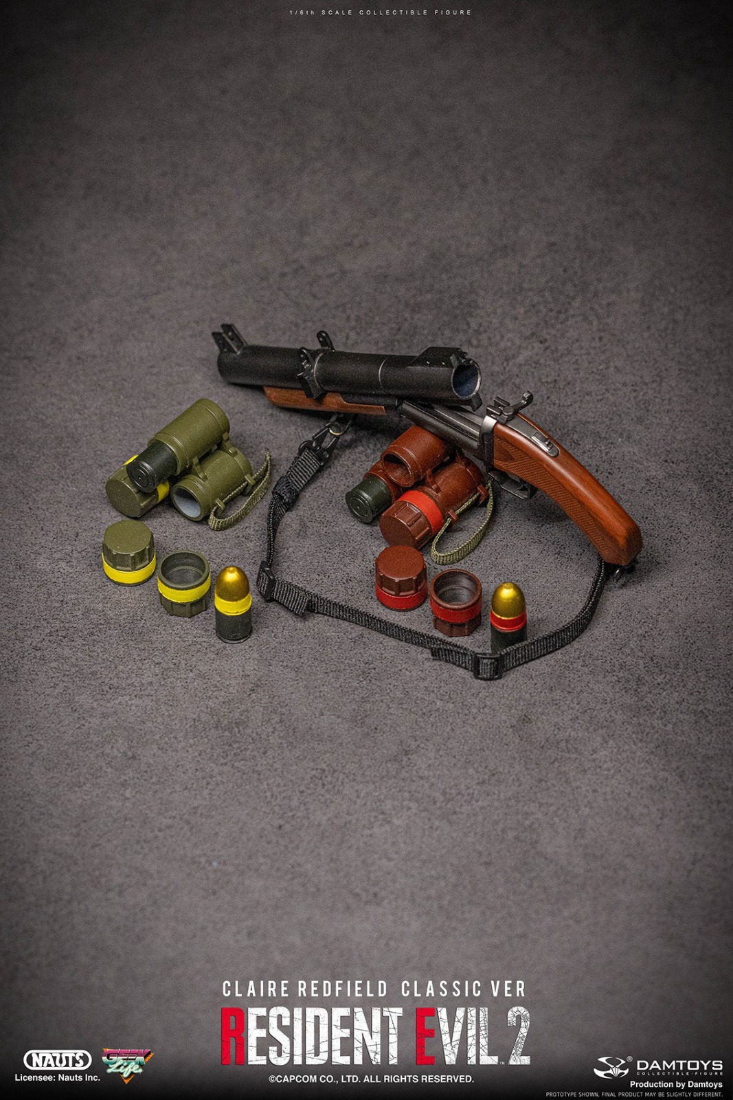 DAMTOYS DMS038 1/6 RESIDENT EVIL 2 - CLAIRE REDFIELD (CLASSIC VER)