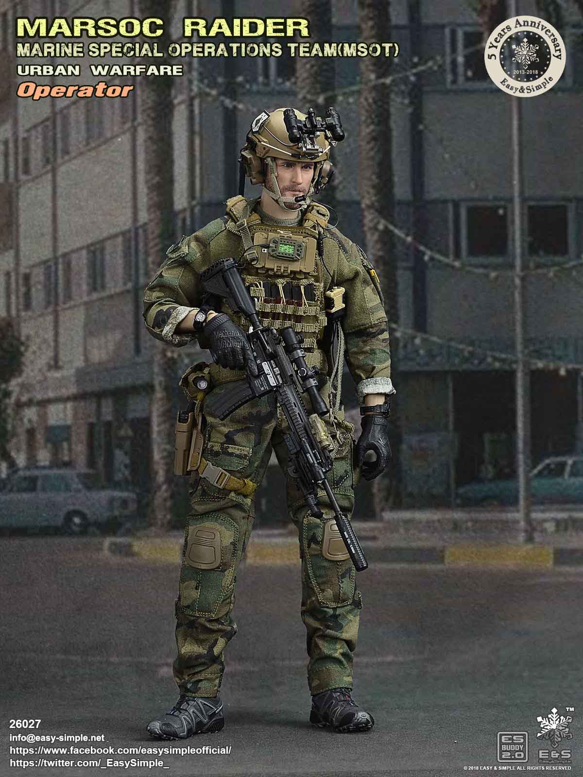 Easy&Simple 26027 MARSOC Raider Urban Warfare Operator (5 Years Anniversary)