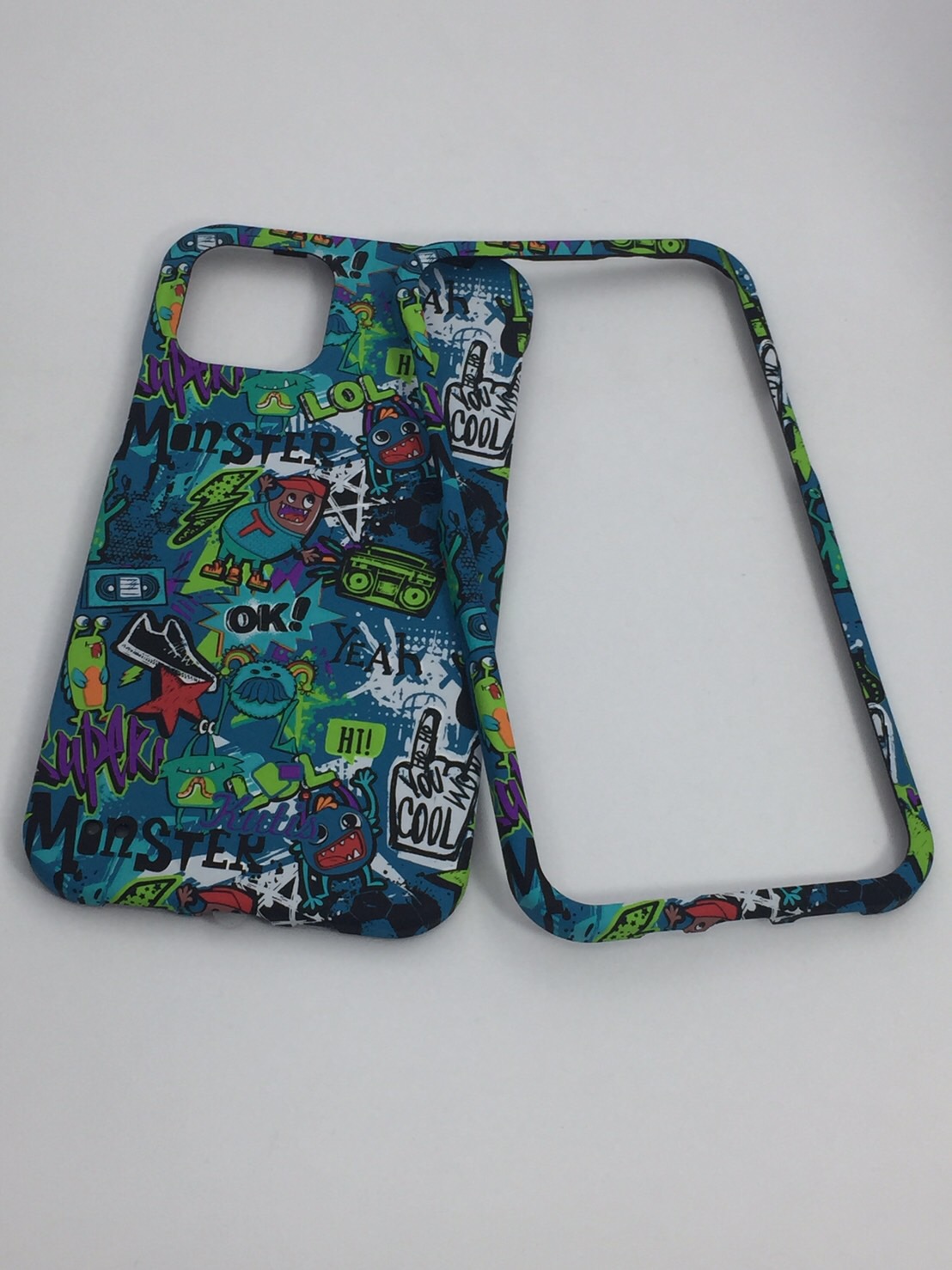 เคสคูทิส(Kutis)เคสไอโฟน12/12PRO(ลายMonster)มาใหม่ เคสประกบหน้า-หลัง เคสเรืองแสง เคสลายวินเทจ ร้านSuperhero Klongthom