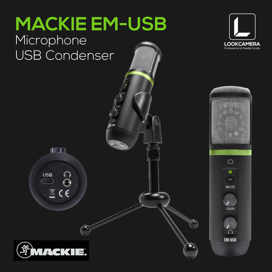 ไมโครโฟน Mackie EM-USB Microphone