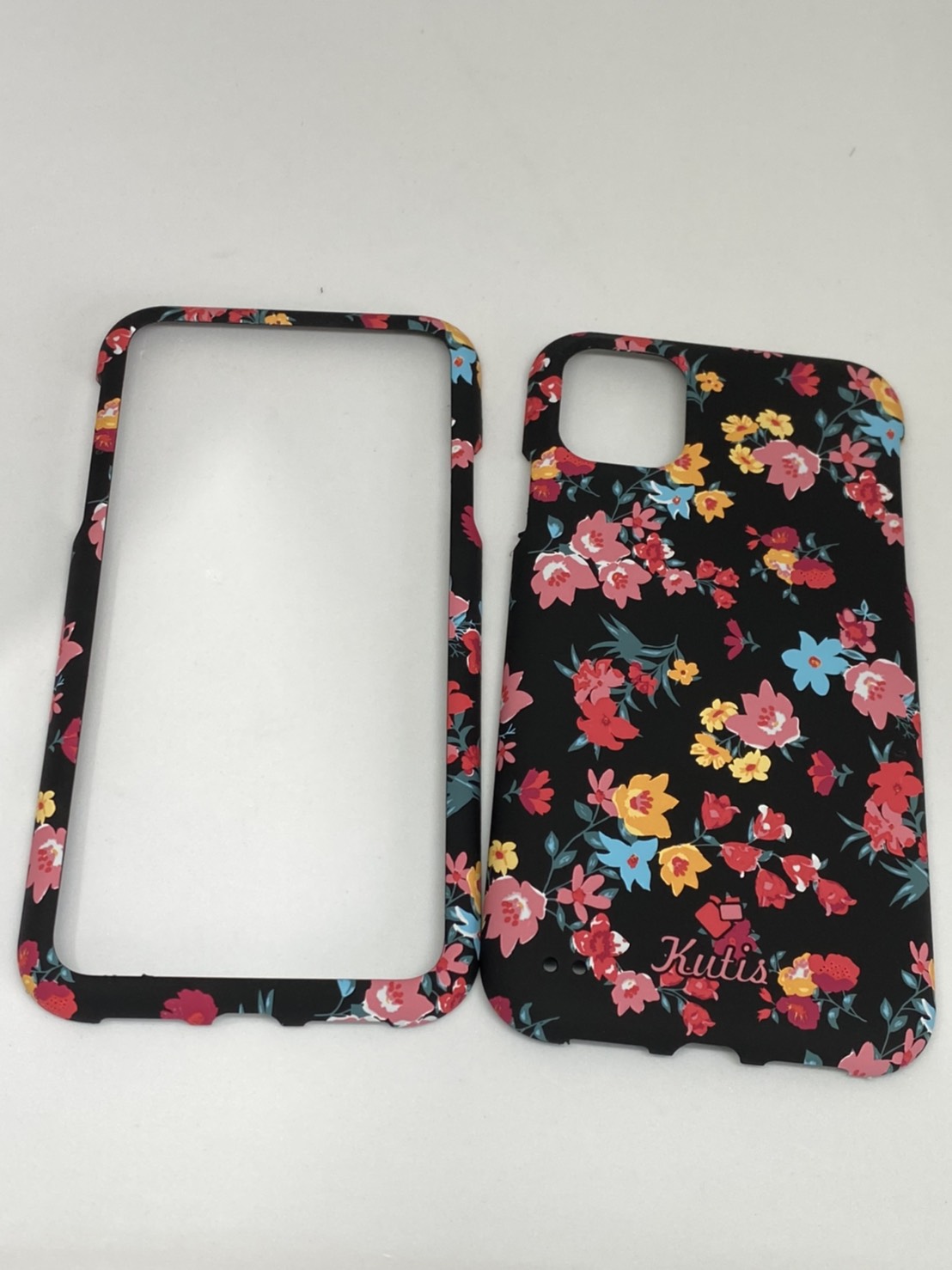 เคสคูทิส(Kutis)เคสไอโฟน11G(ลายดอกไม้หลากสี)มาใหม่ เคสประกบหน้า-หลัง เคสเรืองแสง เคสลายวินเทจ ร้านSuperhero Klongthom