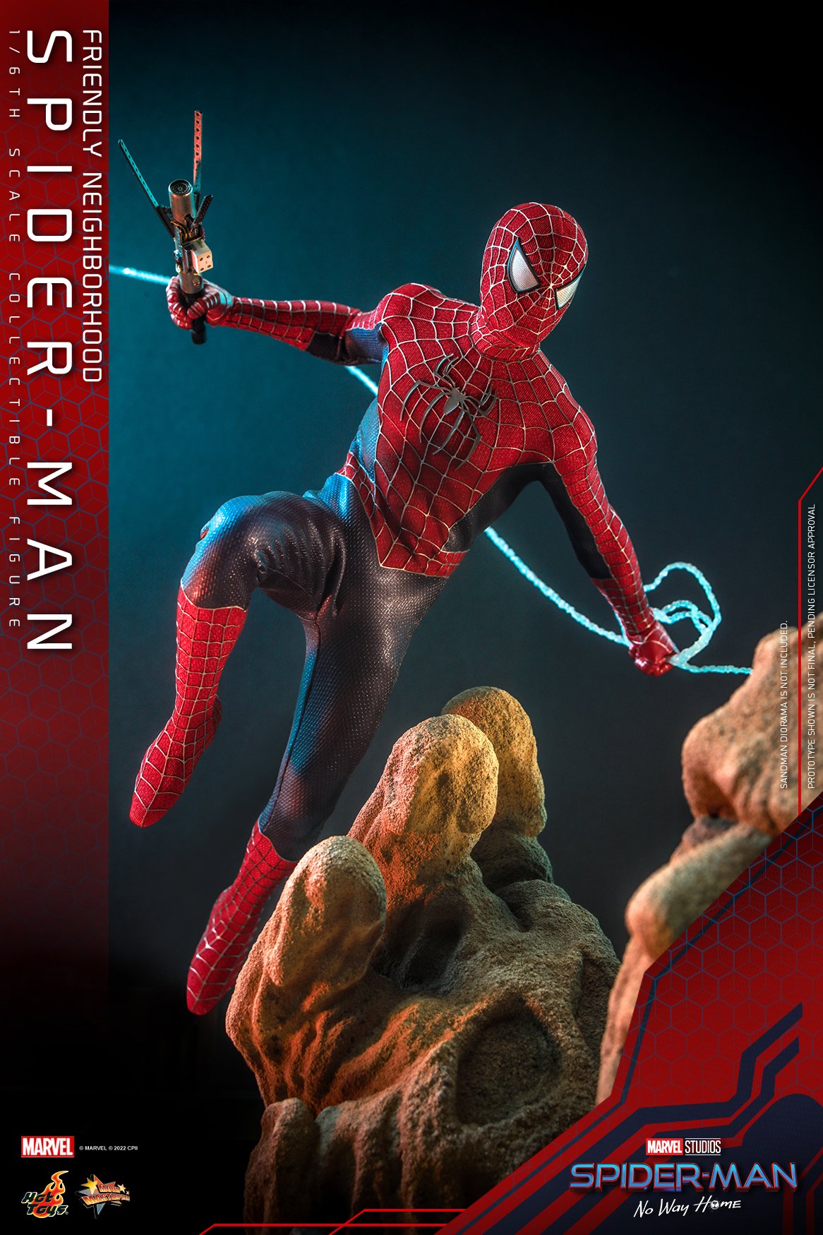 Hot Toys MMS661 1/6 Spider-Man: No Way Home - Friendly Neighborhood Spider-Man