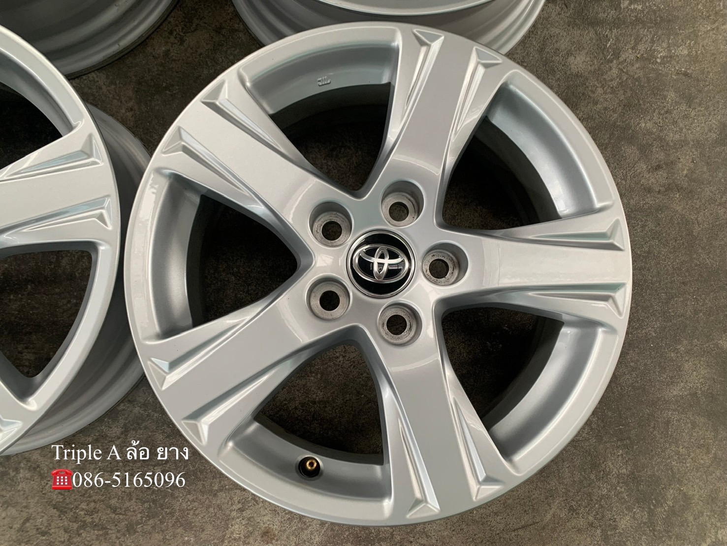 ✨ล้อแม็กป้ายแดง✨5รู114✨Toyota Alphard ขอบ 16💖สวยกริ๊บ💖