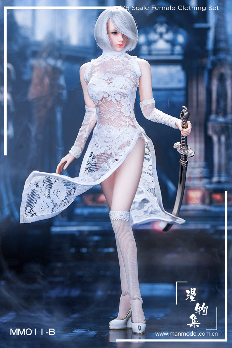 Manmodel MM011C 2B Lace Cheongsam (Red)