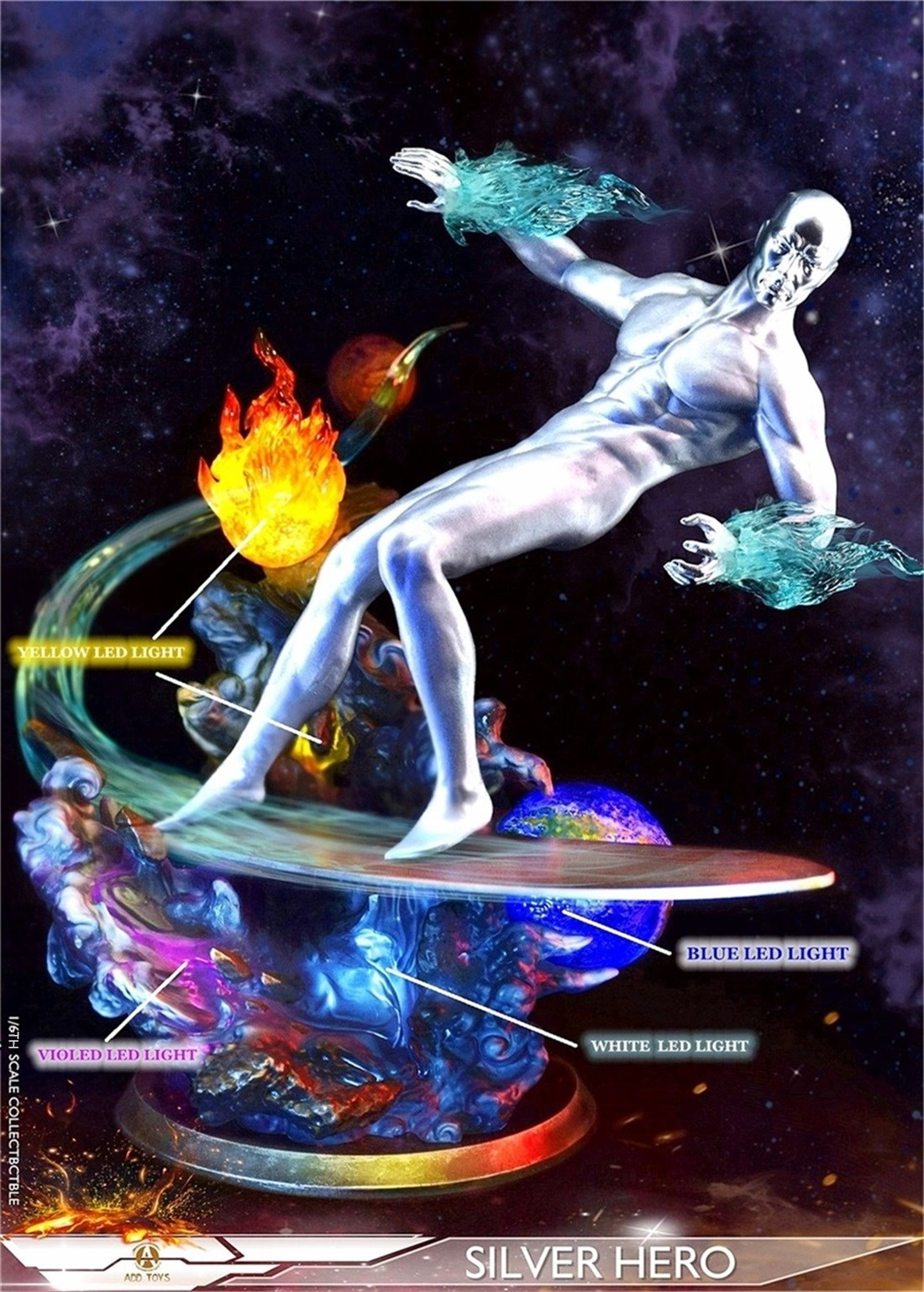 ADD TOYS AD05A 1/6 SILVER HERO (LUXUEY EDITION)
