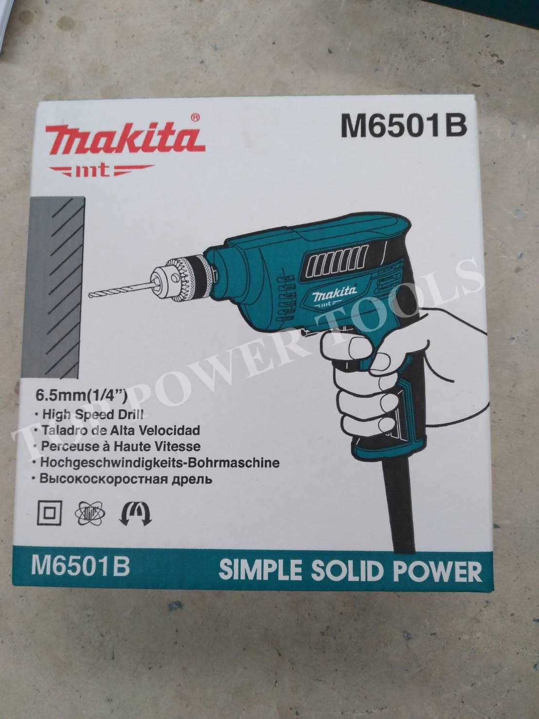 สว่าน 1/4" M6501B MAKITA