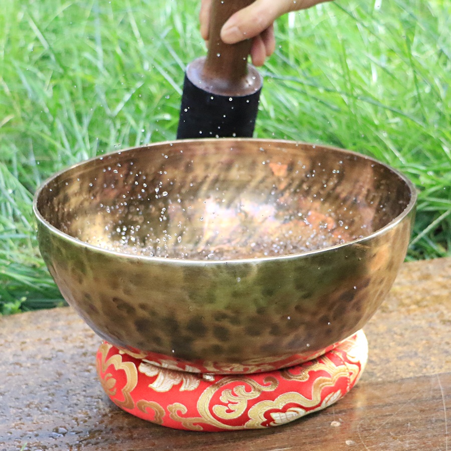 Tibetan Singing Bowl ขันทิเบต(ทองเหลือง) สำหรับรักษาโรคด้วยคลื่นเสียง