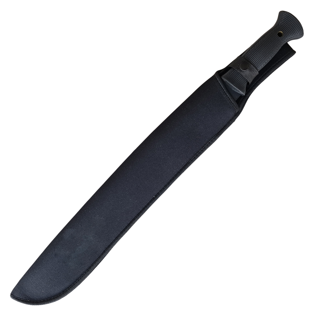 มีดเดินป่า มีดมาเชเต้ Machete ขนาดยาว 22.5 นิ้ว (57 ซม.) พร้อมซองไนล่อนสำหรับเก็บมีด