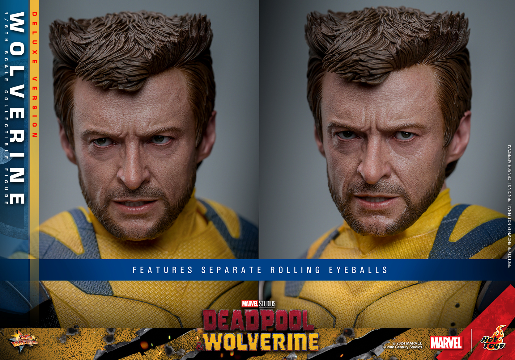 Hot Toys MMS754 Deadpool & Wolverine - Wolverine (Deluxe Version)