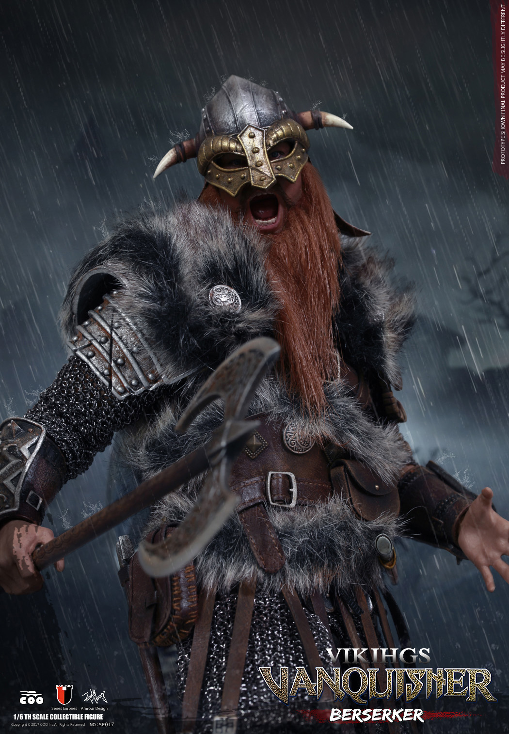 COOMODEL SE017 - 20 1/6 VIKING VANQUISHER (Die-cast Alloy) BERSERKER & WARL LORD