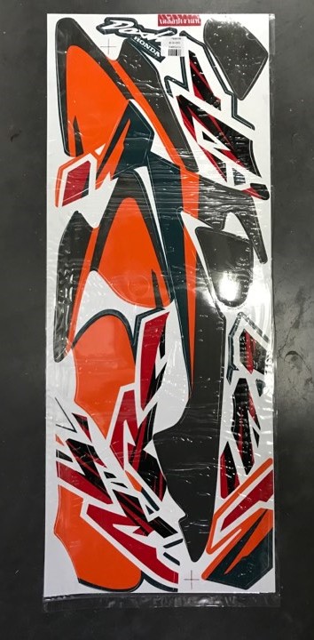 สติ้กเกอร์มอเตอร์ไซด์ฮอนด้าRSแดช (Dash RS)