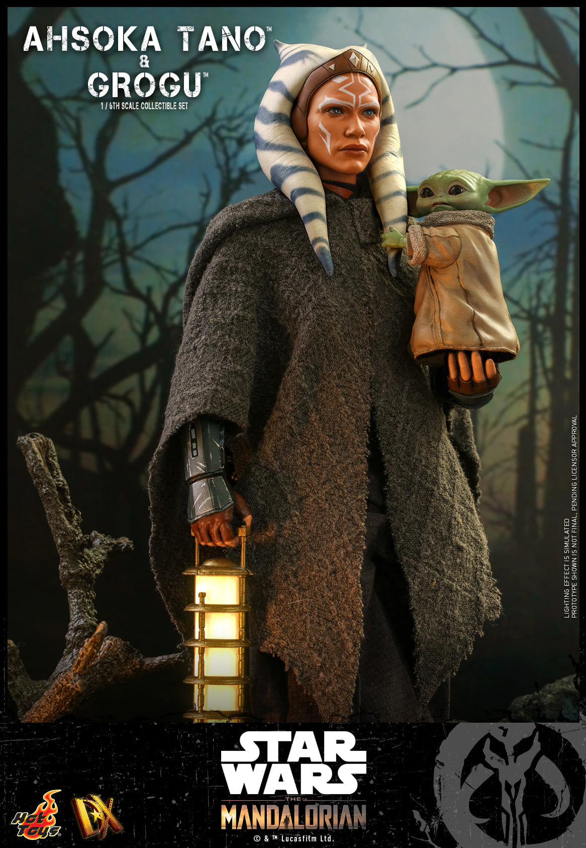 Hot Toys DX21 1/6 Star Wars™: The Mandalorian™ - Ahsoka Tano & Grogu™