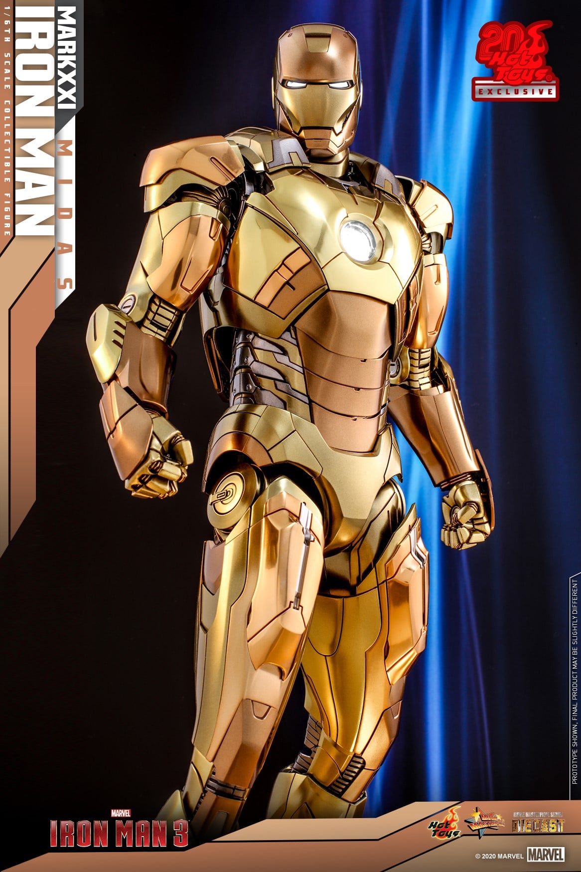 Hot Toys MMS586D36 Iron Man 3 - Iron Man Mark XXI (Midas) [Exclusive]