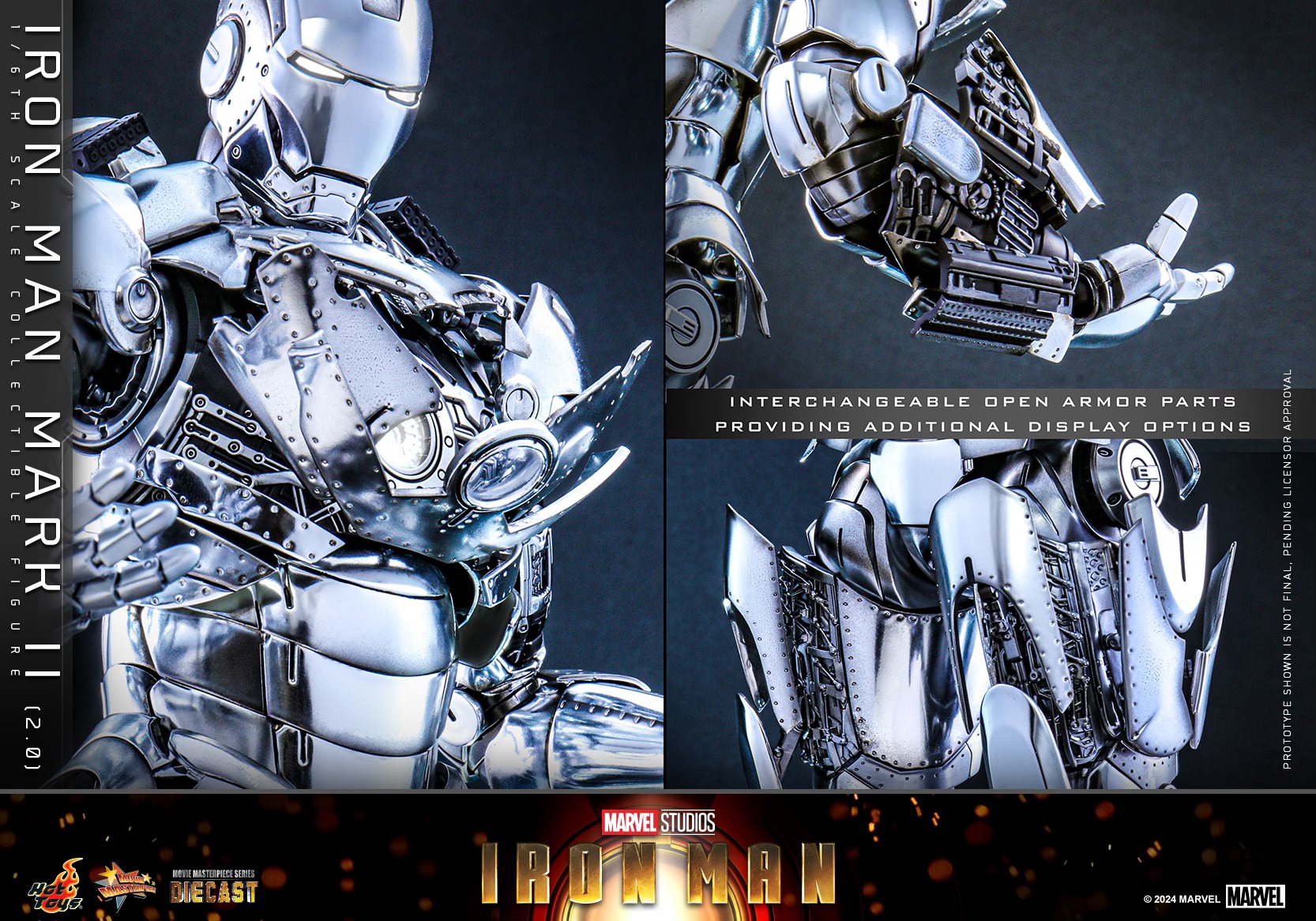Hot Toys MMS733D59 1/6 Iron Man - Iron Man Mark II (2.0)