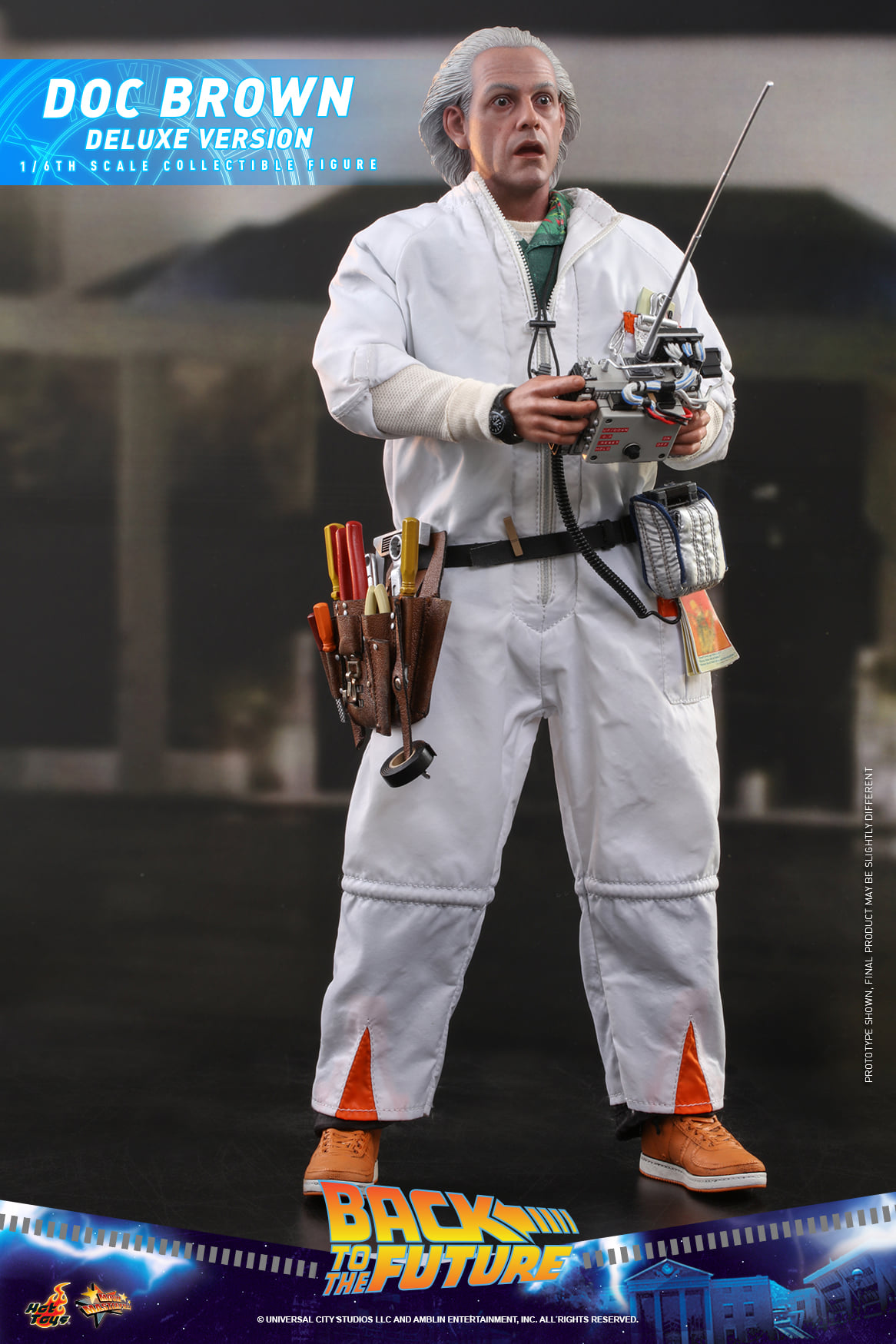 Hot Toys MMS610 1/6 Back to the Future - Doc Brown (Deluxe Version)