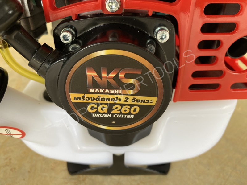 เครื่องตัดหญ้าข้อแข็ง CG-260 NAKASHI สีแดง