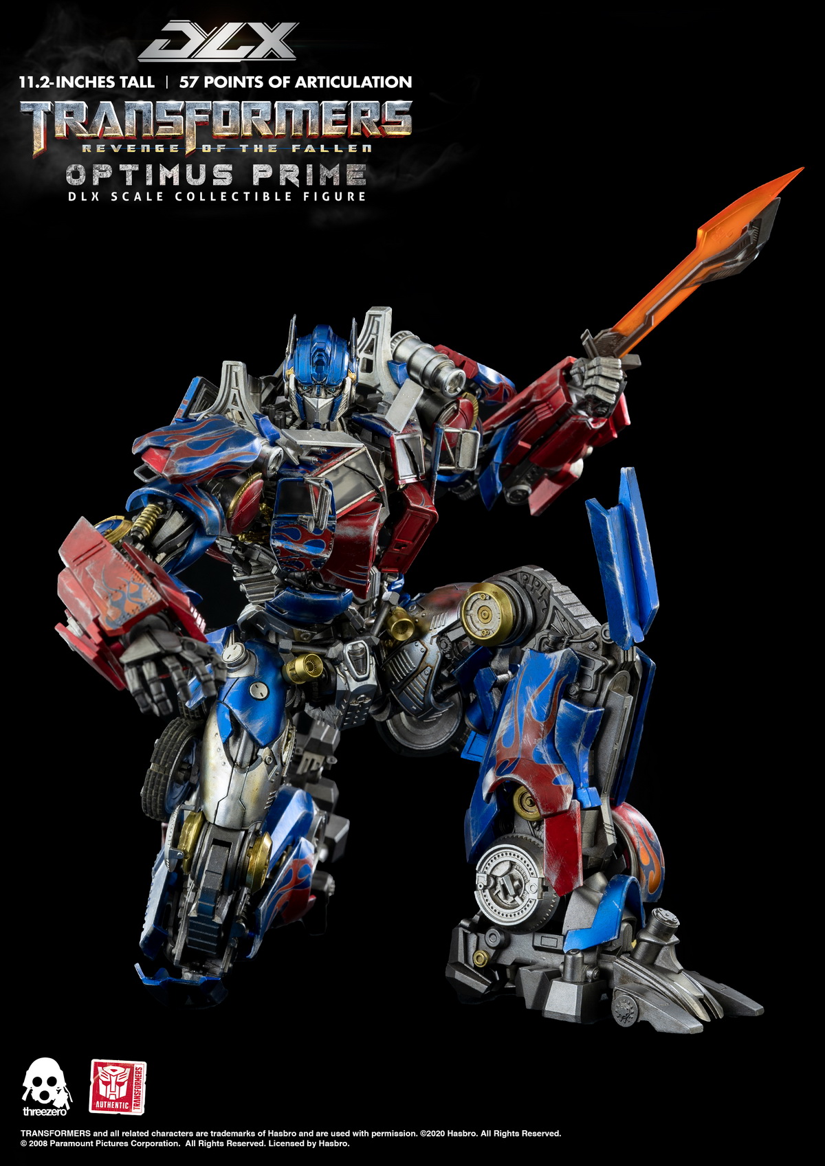 threezero 3Z0163 DLX Transformers: Revenge of the Fallen - Optimus Prime