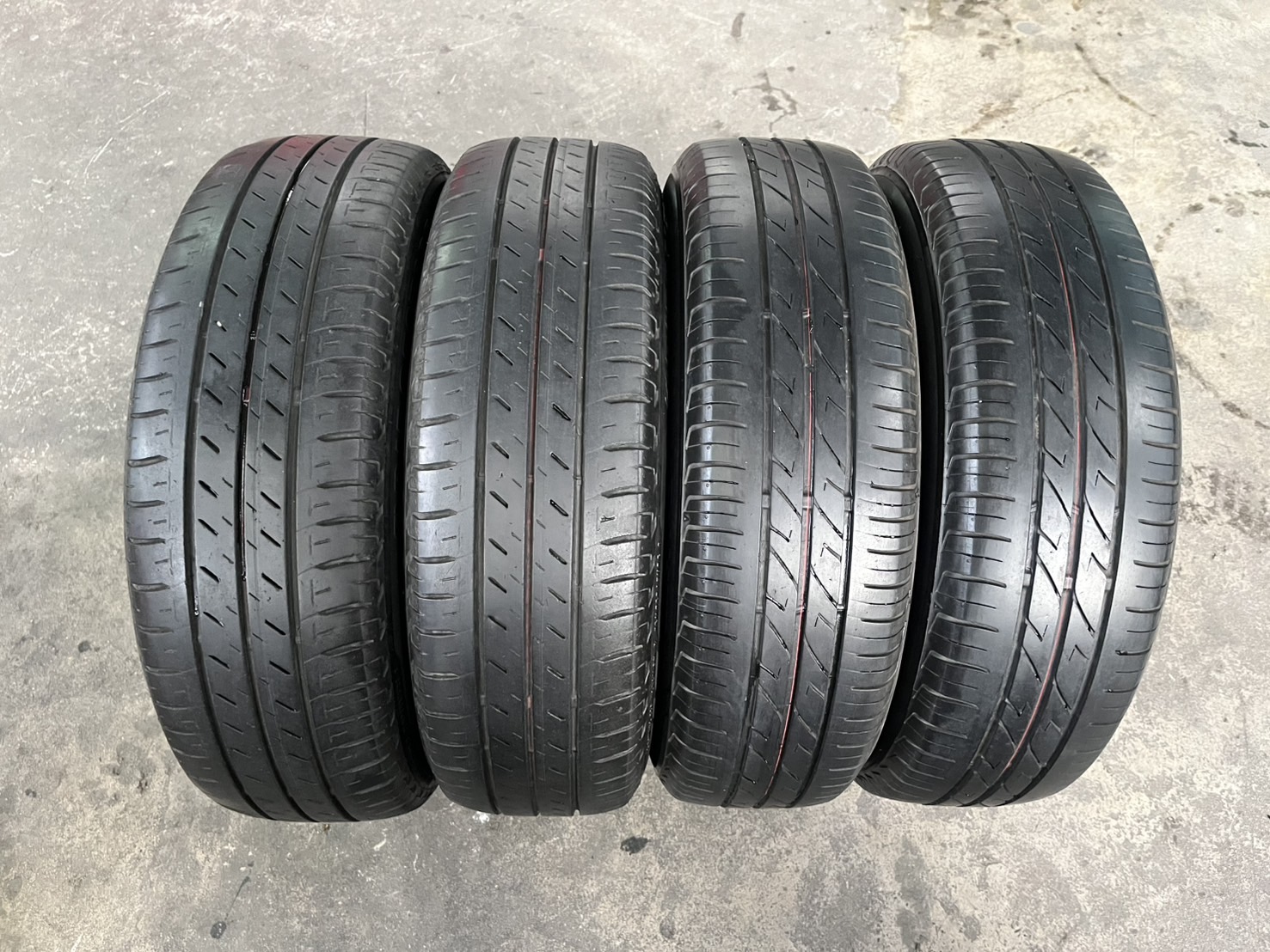 ✨ล้อกระทะพร้อมยาง✨4รู100✨Mitsu ขอบ 14 สภาพดี