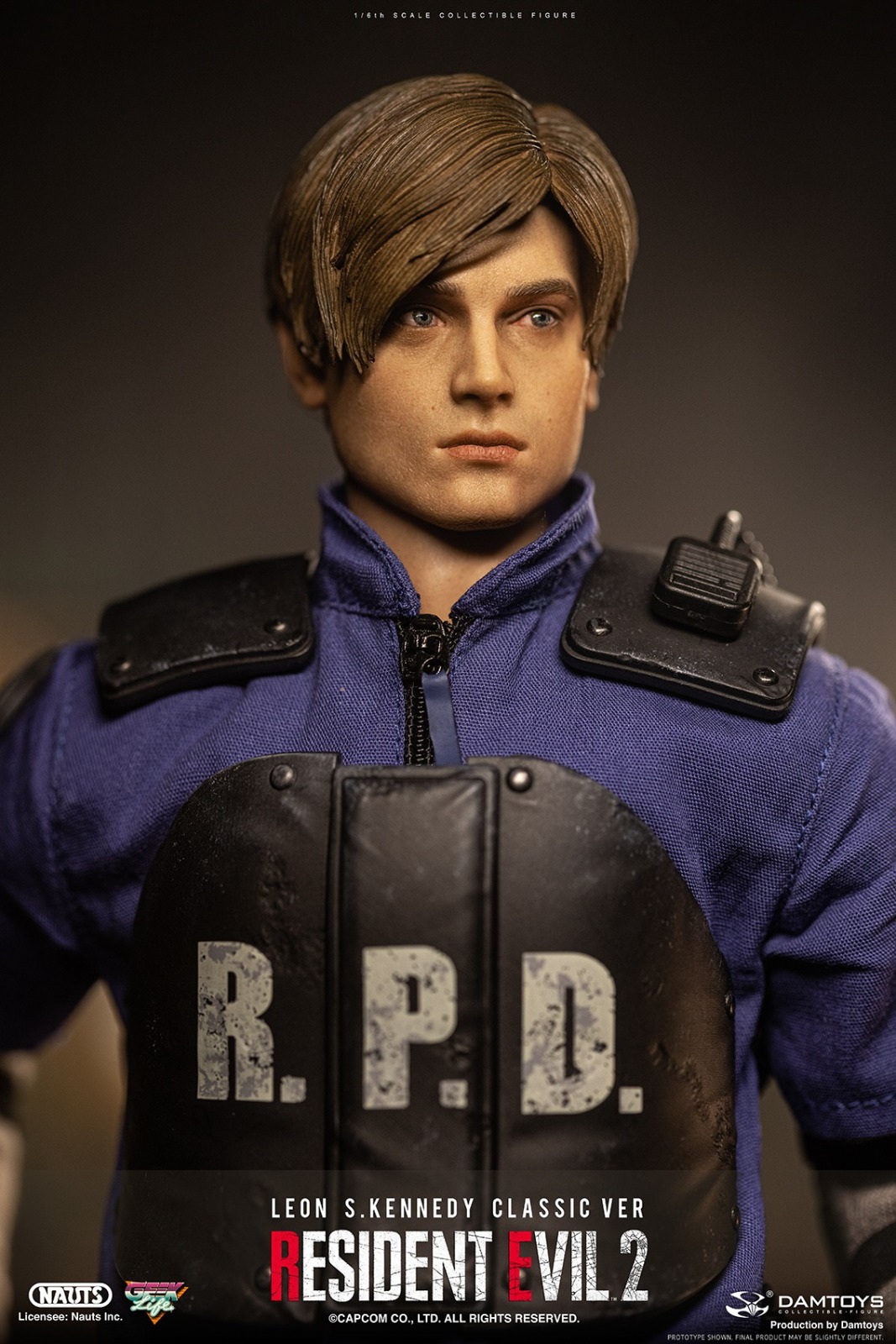 DAMTOYS DMS037 1/6 RESIDENT EVIL 2 - LEON S.KENNEDY (CLASSIC VER)