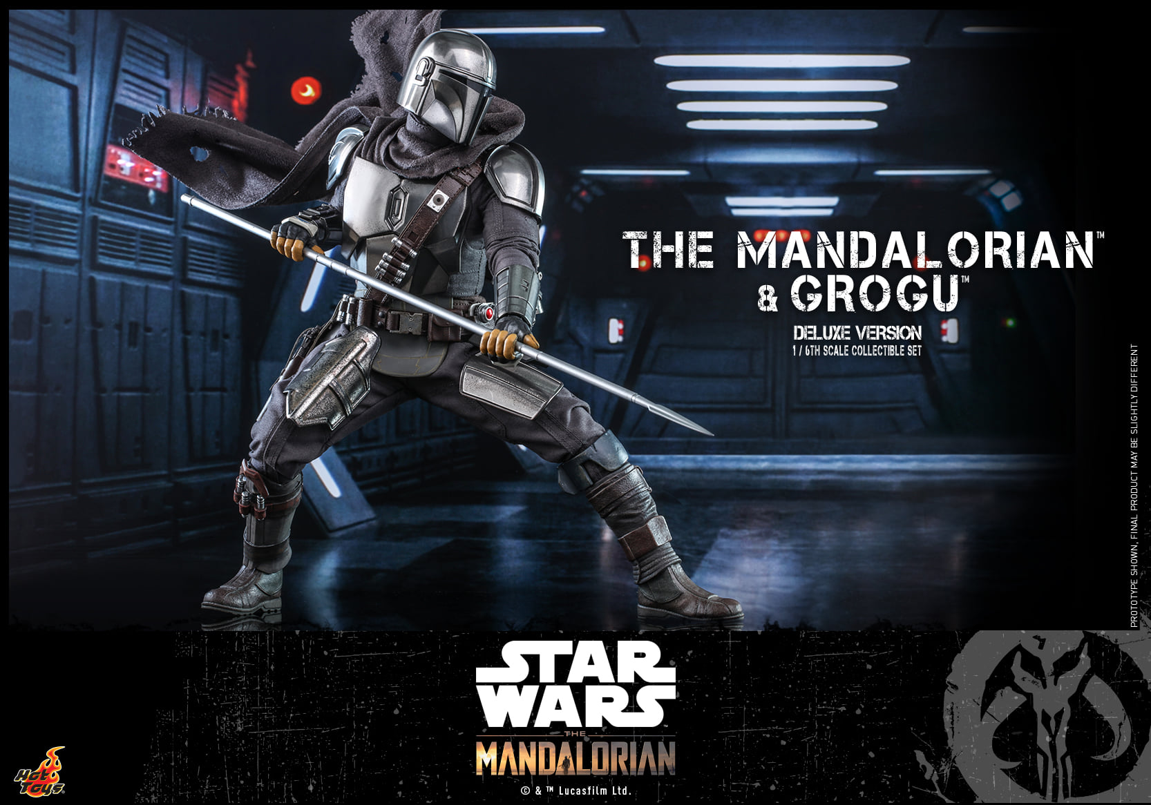 Hot Toys TMS052 1/6 Star Wars: The Mandalorian™ - The Mandalorian™ and Grogu™ (Deluxe Version)