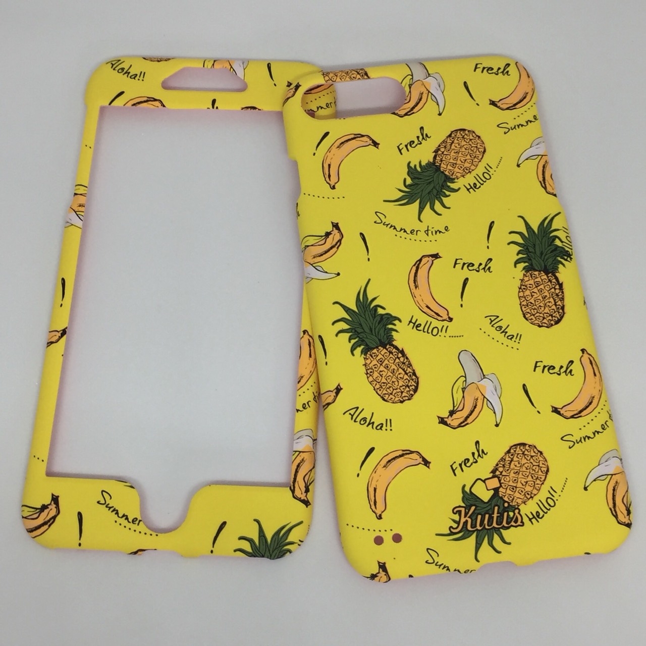 เคสคูทิส (Kutis) ไอโฟน7พลัส,8พลัส(ลายสัปปะรดกับกล้วย)