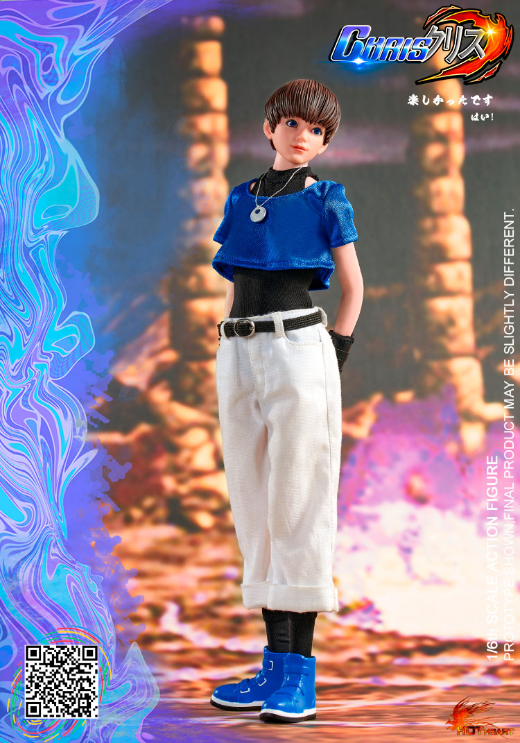 Hot Heart FD012A 1/6 Singer of the Hell Band - Chris (Normal Version Blue)