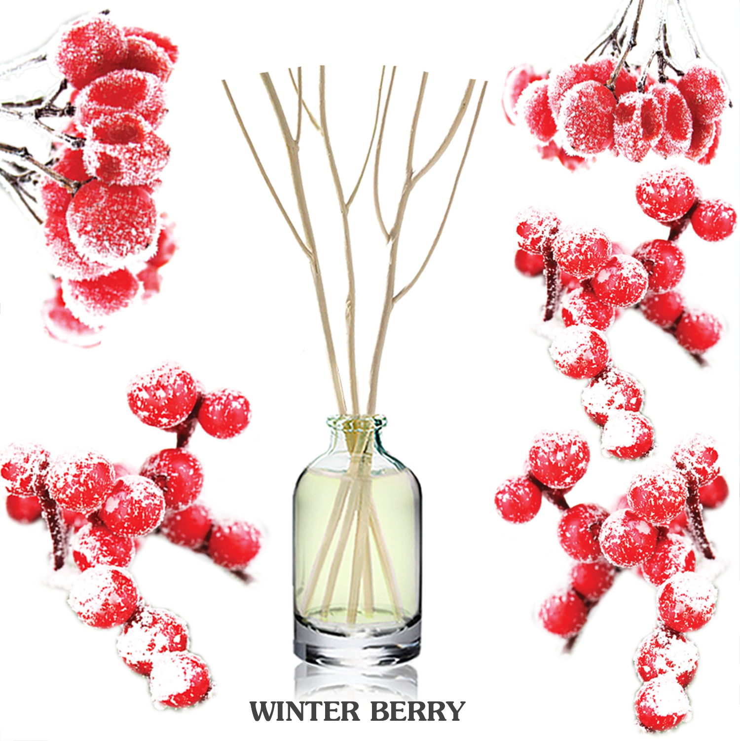 ก้านไม้หอมปรับอากาศขนาดมินิ 15ml WINTER BERRY ผมเบอร์รี่สุกฤดูหนาว
