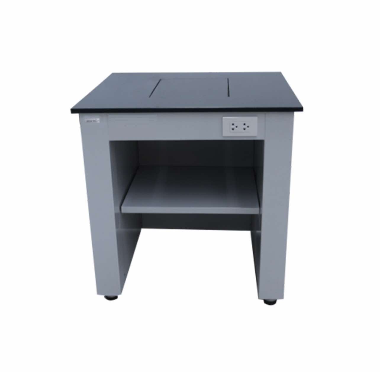 Balance Bench : โต๊ะวางเครื่องชั่ง พร้อมช่องปลั๊กไฟ ขนาด 90 cm