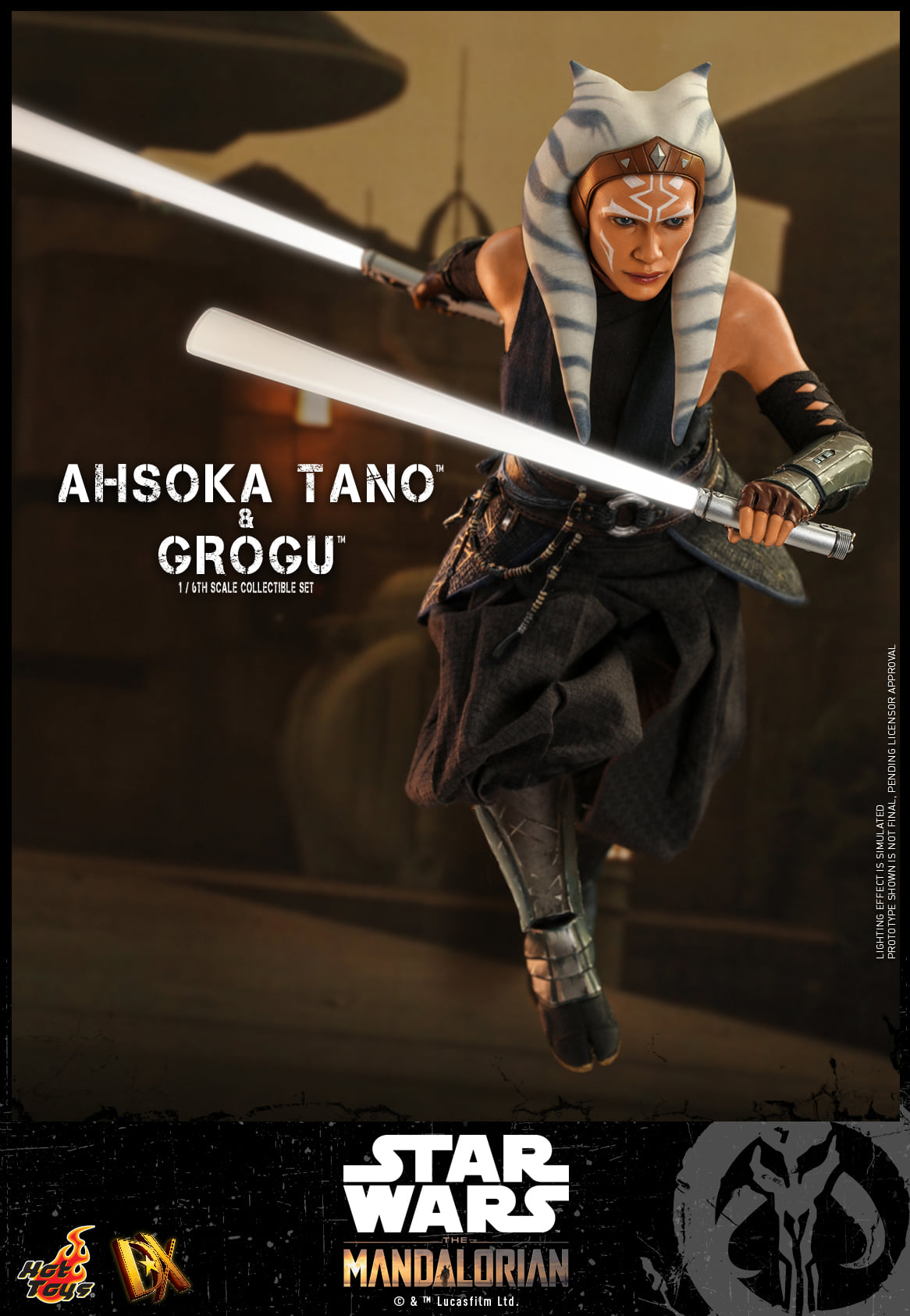 Hot Toys DX21 1/6 Star Wars™: The Mandalorian™ - Ahsoka Tano & Grogu™