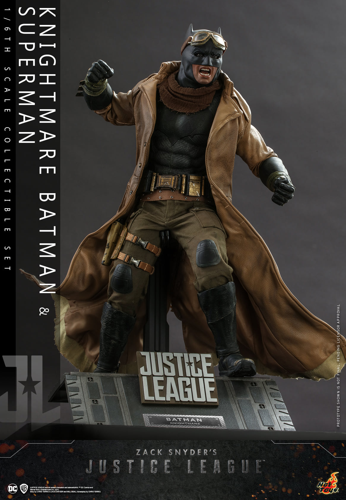 Hot Toys TMS038 1/6 Zack Snyder's Justice League - Knightmare Batman and Superman
