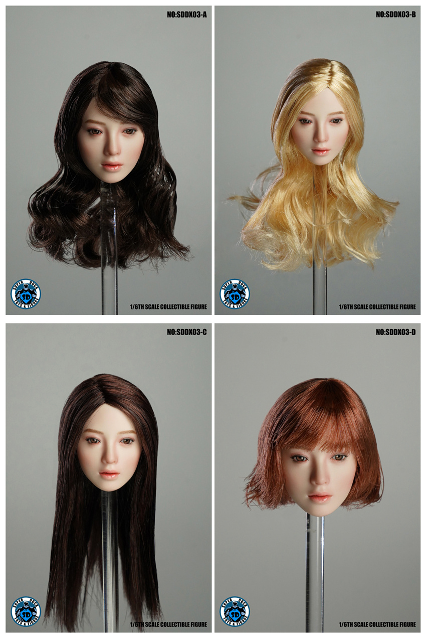 SUPER DUCK SDDX03 1/6 Movable Female Headsculpt