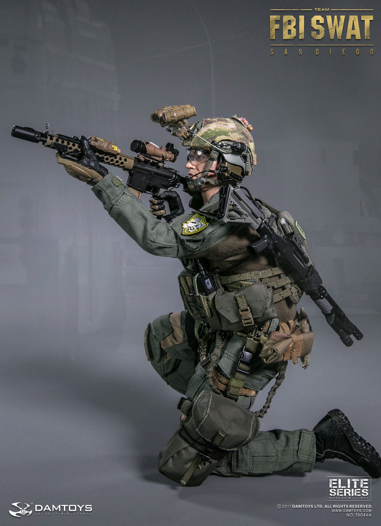 DAMTOYS No.78044 FBI SWAT TEAM AGENT - SAN DIEGO