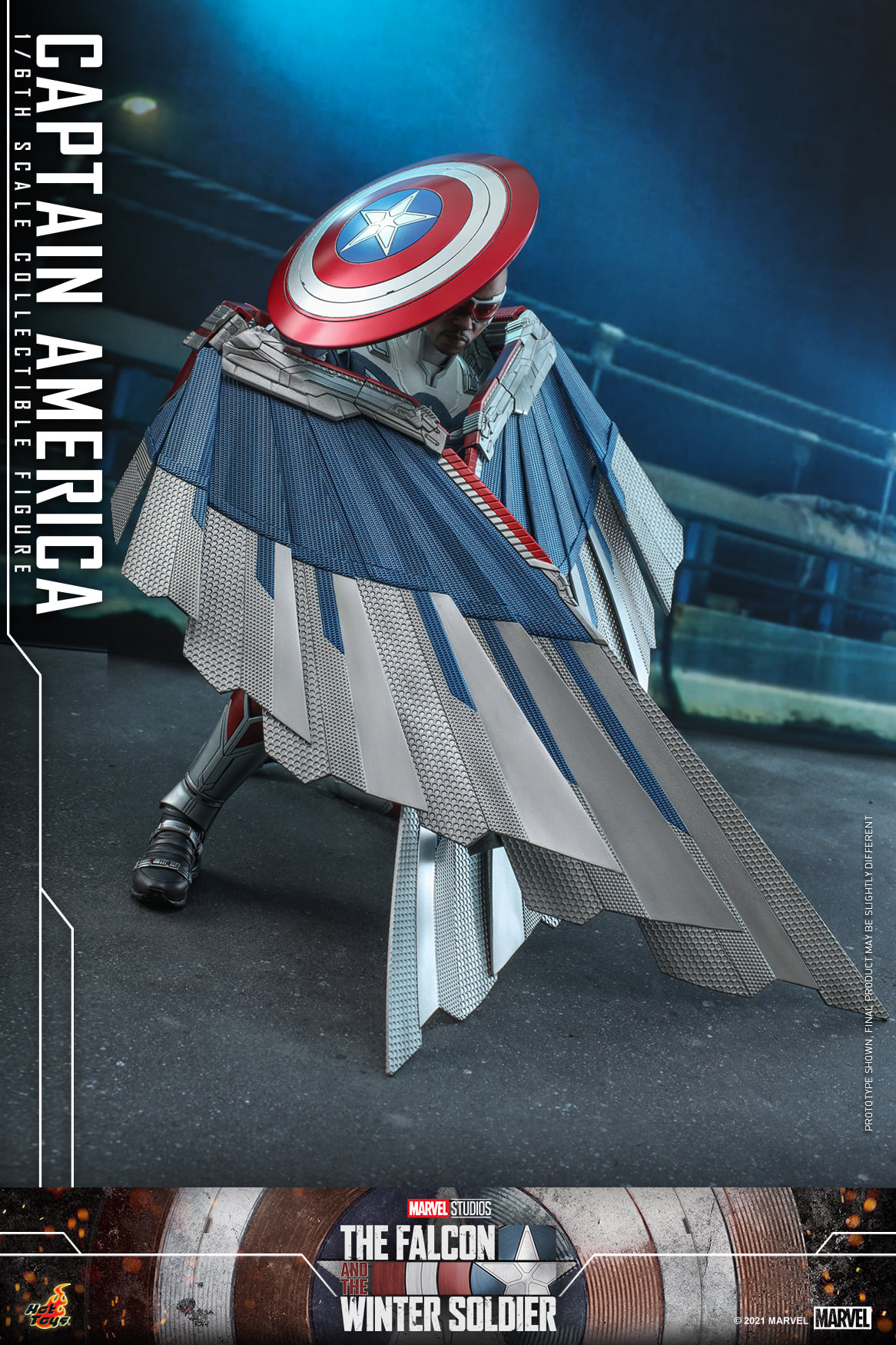 Hot Toys TMS040 1/6 The Falcon and the Winter Soldier - Captain America