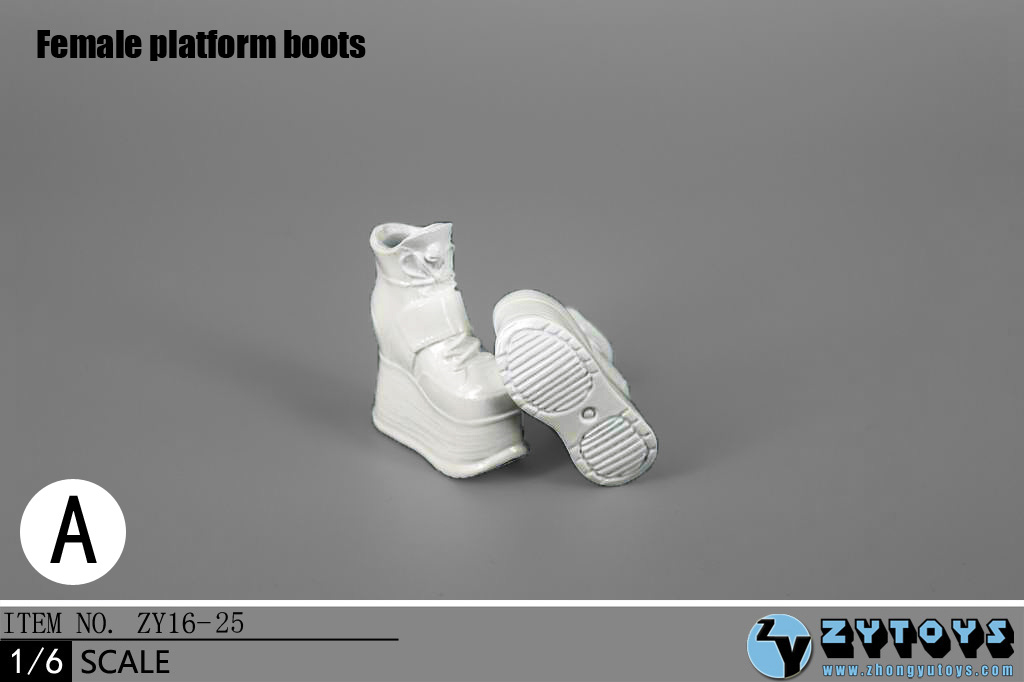 ZY Toys ZY16-23A Men's Leather Boots Black