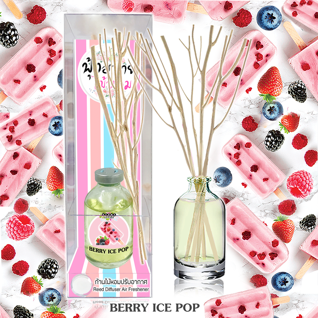 ฟุ้งสบายไม้หอม 40 ml กลิ่น BERRY ICE POP ไอติมเบอร์รี่
