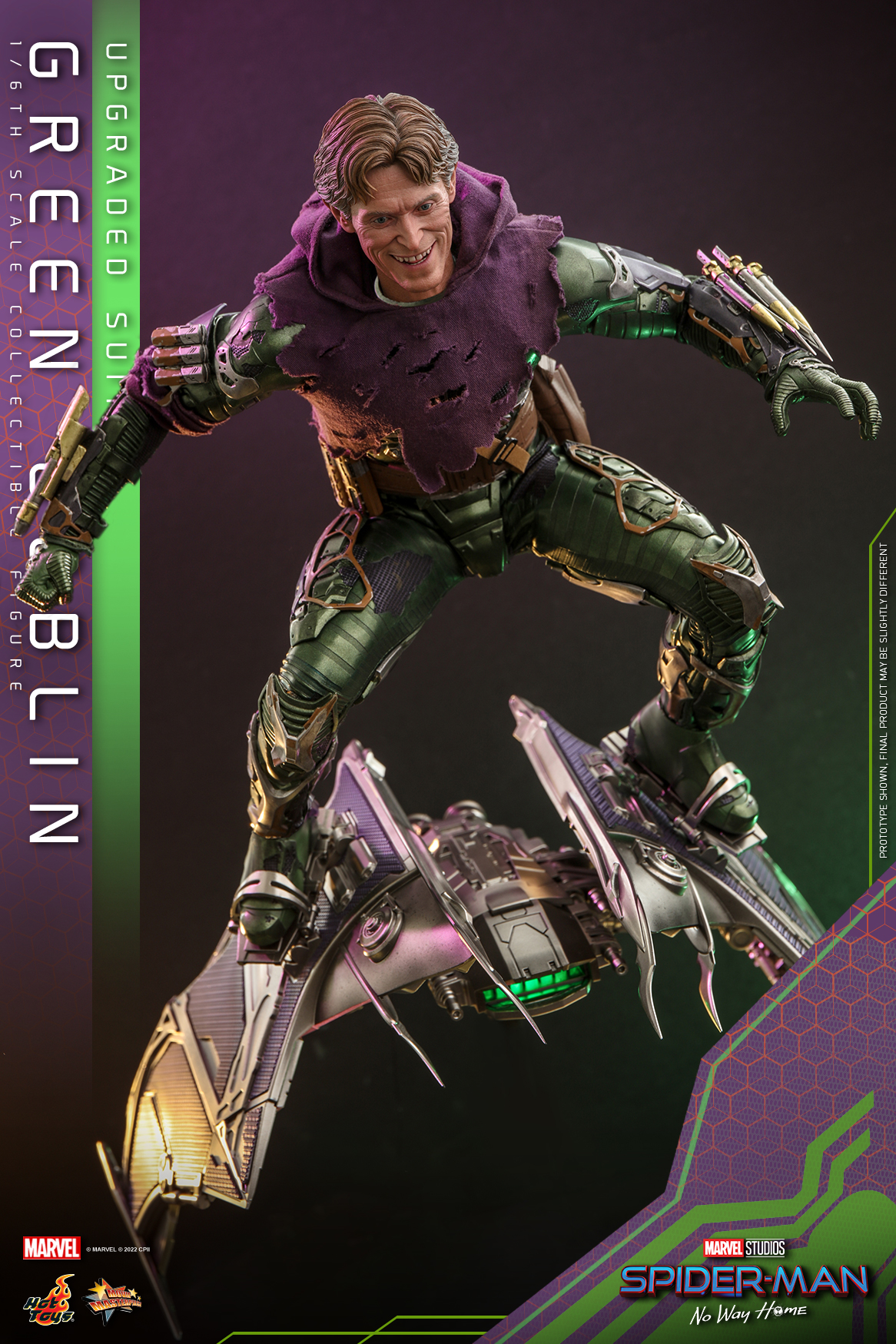 Hot Toys MMS674 1/6 Spider-Man: No Way Home - Green Goblin (Upgraded Suit)