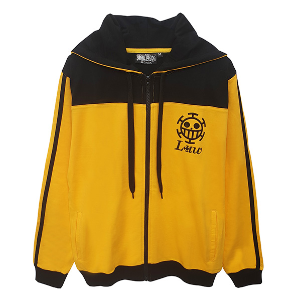 เสื้อแจ็คเก็ตมีฮู้ดการ์ตูนวันพีซ ลายลอว์ (Jacket Hood OP Law)