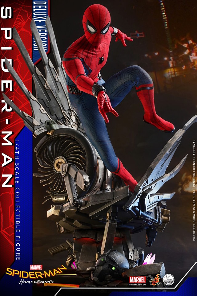(ซ้ำ) Hot Toys QS015 SPIDER-MAN : HOMECOMING - SPIDER-MAN 1/4 SCALE (DELUXE VER.)