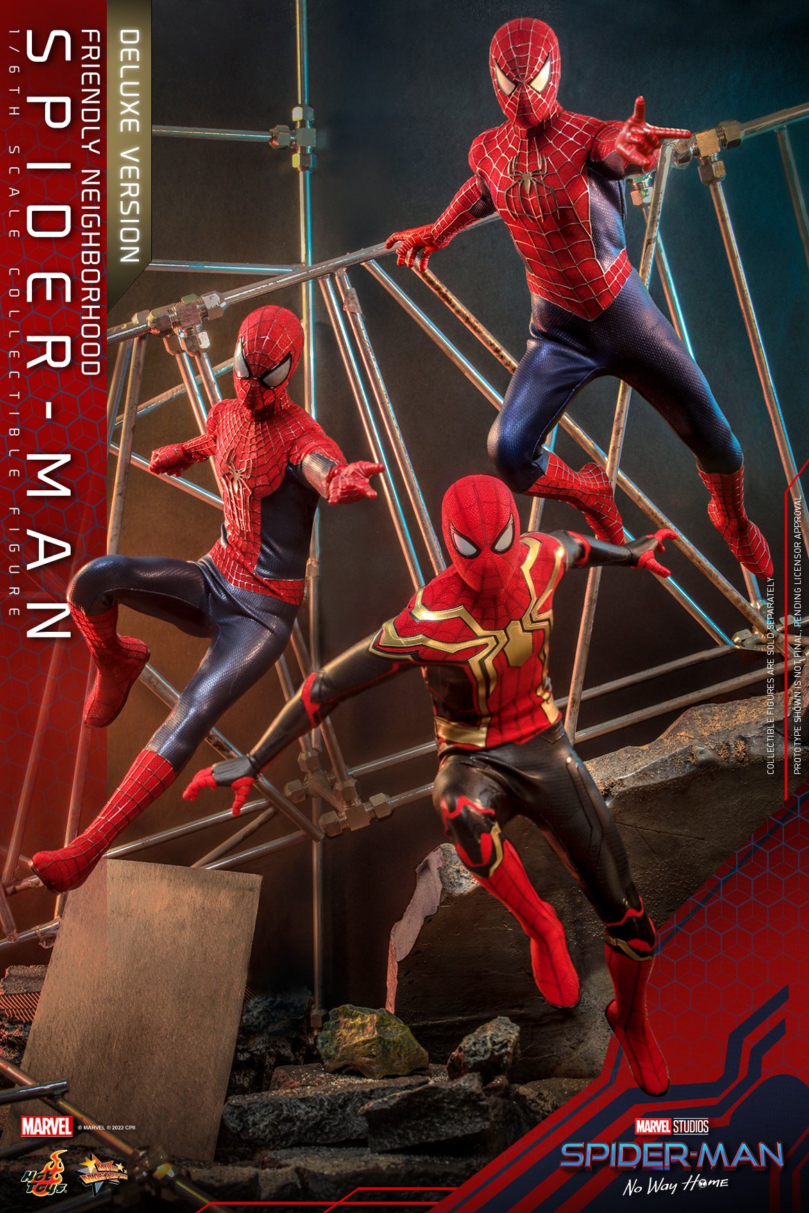 Hot Toys MMS662 1/6 Spider-Man: No Way Home - Friendly Neighborhood Spider-Man (Deluxe Version)